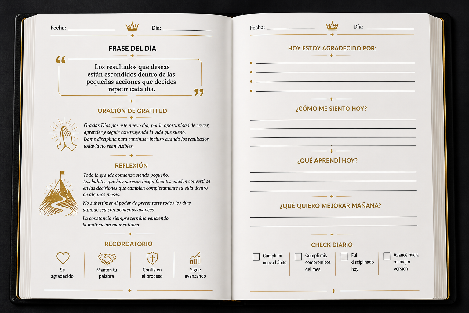 Páginas interiores del journal 30 Días